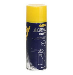 Быстросохнущая акриловая краска (черная) Acryl Paint black от Mannol купить в Ижевске по низким ценам