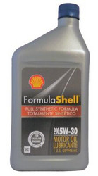    Shell Formulashell Full Synthetic SAE 5W-30 Motor Oil,   -  