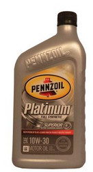    Pennzoil Platinum SAE 10W-30 Full Synthetic Motor Oil,   -  