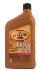    Pennzoil Gold SAE 5W-20 Synthetic Blend Motor Oil,   -  