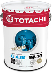    Totachi Premium Diesel Fully Synthetic CJ-4/SM 5W-40, 20,   -  