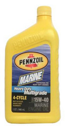    Pennzoil Marine Heavy Duty Multigrade 4-Cycle SAE 15W-40,   -  