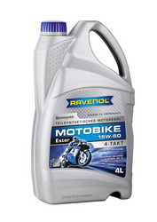    Ravenol Motobike 4-T Ester 15W-50 (4) new,   -  